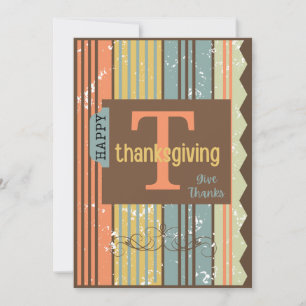 Carte de voeux bon thanksgiving -