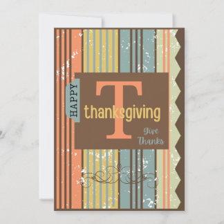 Carte de voeux bon thanksgiving -