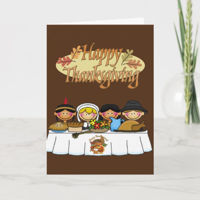 Carte de voeux Bon thanksgiving Day (Devant)