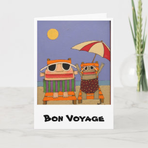Carte de voeux Bon Voyage