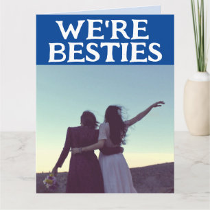CARTE DE VOEUX BONJOUR MEILLEURES AMIES COMME LUCY
