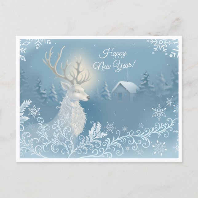 Carte de vœux Bonne Année (Devant)