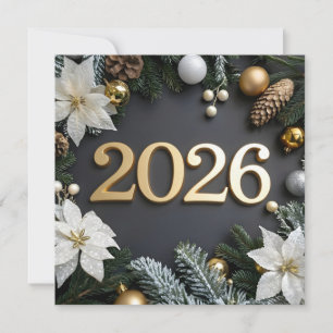 Carte de vœux Bonne Année 2026
