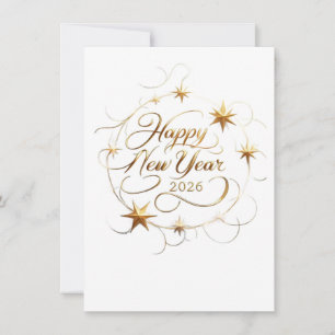 Carte de vœux Bonne Année   Nouveau départ & Nouve