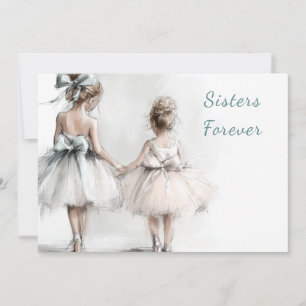 Carte de vœux Bonne Fête des Sœurs – Mode Pastel