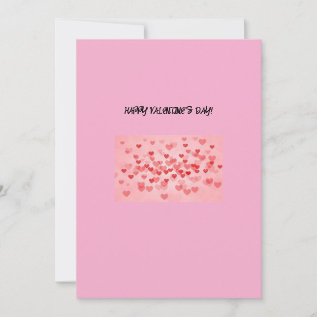Carte de vœux Bonne Saint-Valentin (Devant)
