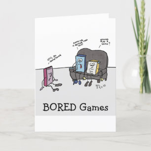 Carte de voeux Bored Games