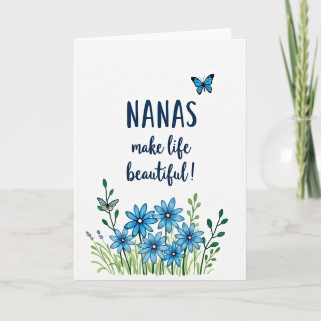 Carte de vœux Botanical Nanas (Devant)