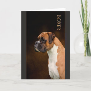 Carte de voeux Boxer
