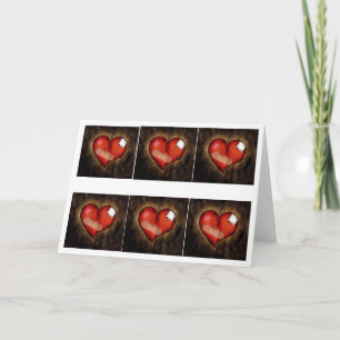 carte de vœux Broken Heart/Mending Heart