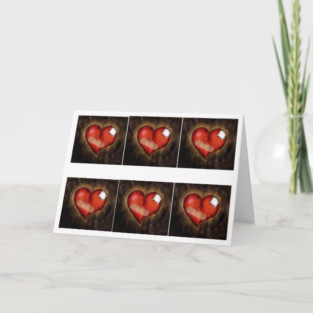 carte de vœux Broken Heart/Mending Heart (Devant)