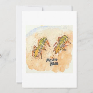 Carte de vœux Bug Patate
