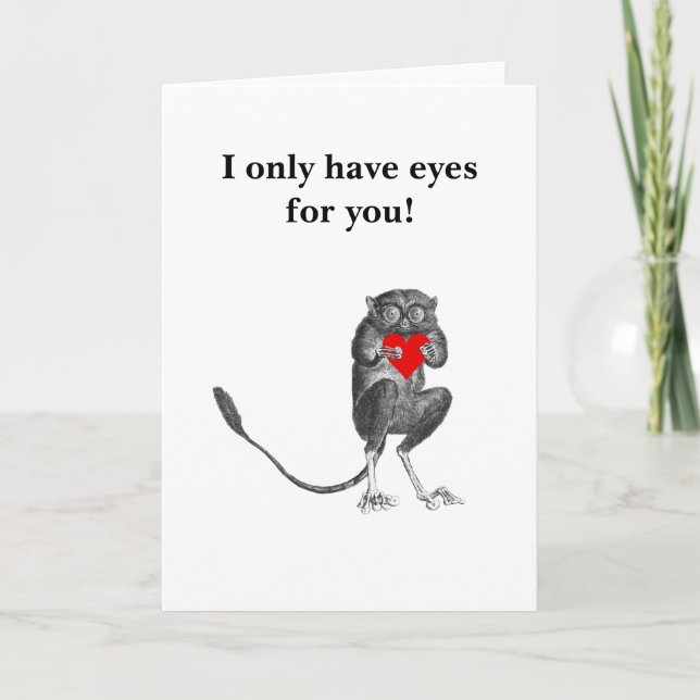 Carte de voeux Bush Baby (Devant)