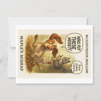 Carte de voeux Buzzfusion Hollow Maple’s Mishap!