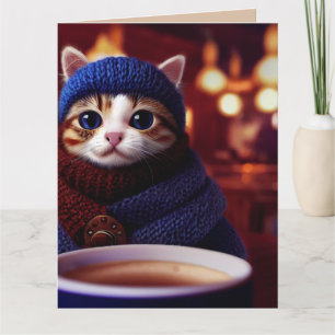 CARTE DE VOEUX CAFÉ MIGNON POUR LA FÊTE DES PÈRES