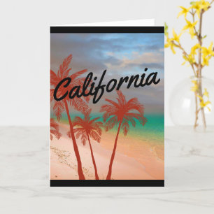 Carte de voeux Californie