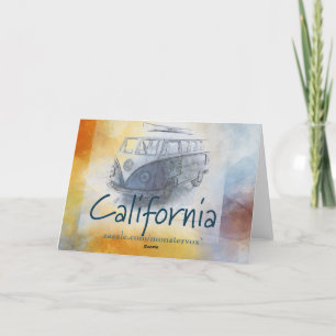 Carte de voeux Californie