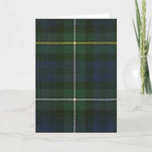 Carte de voeux Campbell de Argyll Modern Tartan (Devant)