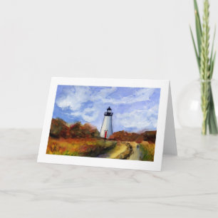 Carte de voeux Cape Pogue Lighthouse