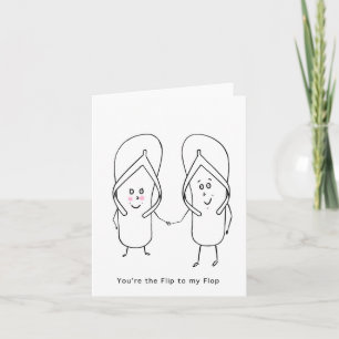 Carte de vœux, carte de chaussons mignonne.