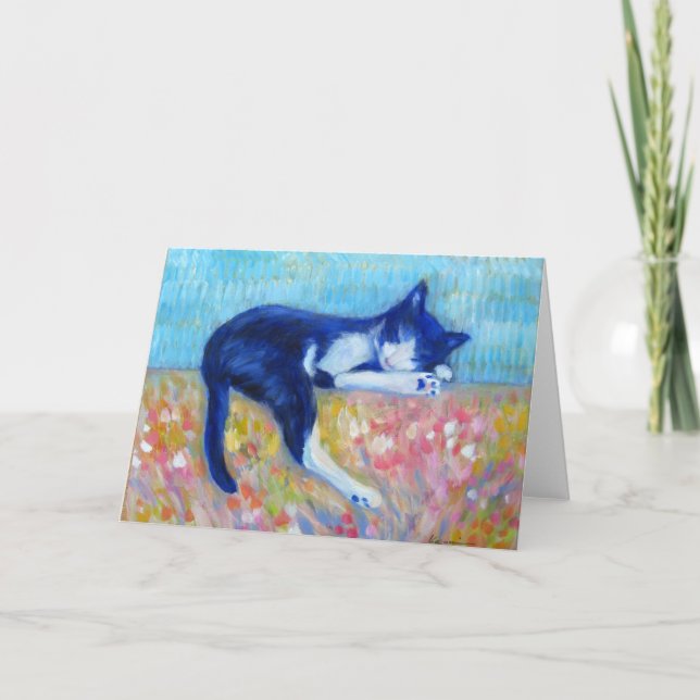 Carte de voeux Cat on Canch (Devant)