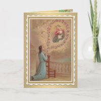 Carte de vœux catholique / carte sainte