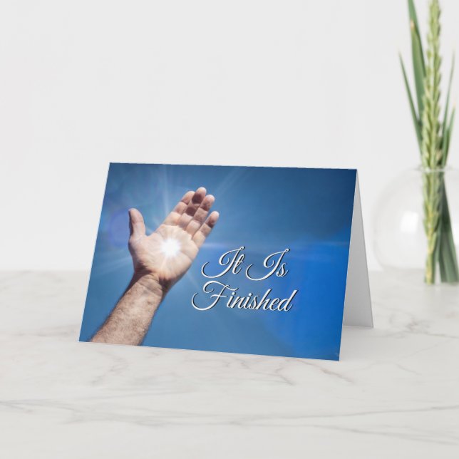 Carte de vœux C'est Accompli (Devant)