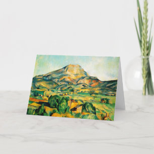 Carte de voeux Cezanne Mont-Sainte-Victoire