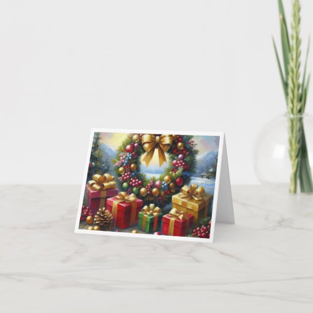 Carte de voeux chaleureuse (Devant)