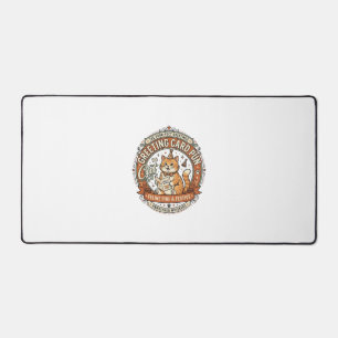 Carte de vœux Chat de jeu de mots Carte de vœux Ch
