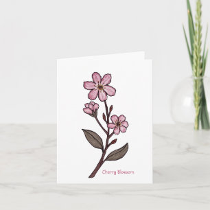 Carte de voeux Cherry Blossom