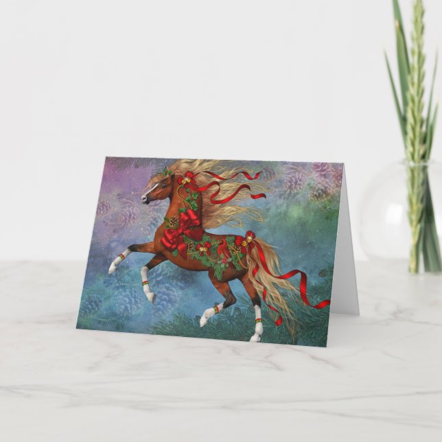 Carte de vœux "Chestnut Cheer" (avec design intéri (Devant)