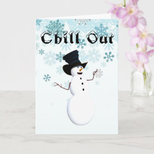 Carte de vœux Chill Out