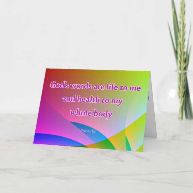 Carte de voeux Christian Healing (Devant)