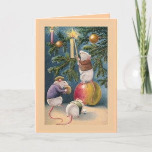 Carte de voeux "Christmas Mice"