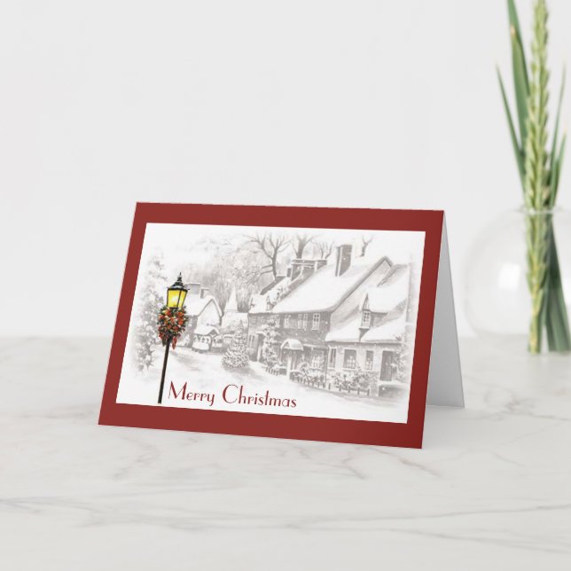 Carte de voeux ChristmasTown (Devant)