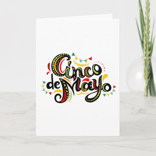 Carte de vœux Cinco De Mayo (Devant)