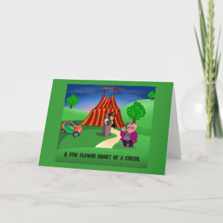 Carte de voeux Circus