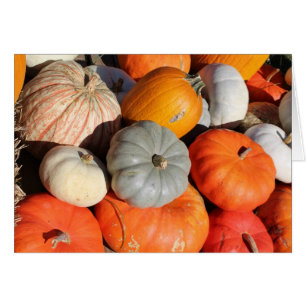 Carte de voeux citrouille