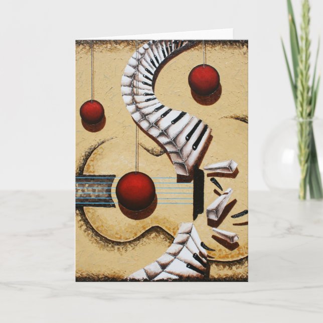 Carte de voeux classique de débuts (Devant)