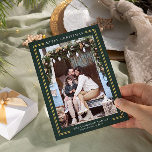 Carte de vœux classique de Noël