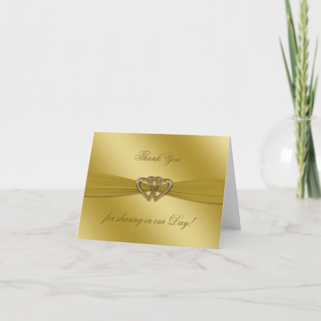 Carte de vœux classique pour les 50 ans de mariage (Devant)