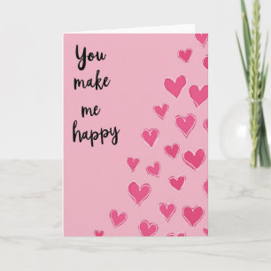 Carte de Vœux Cœurs qui Me Rendent Heureux