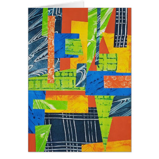 Carte de voeux Collage Lumineux 1