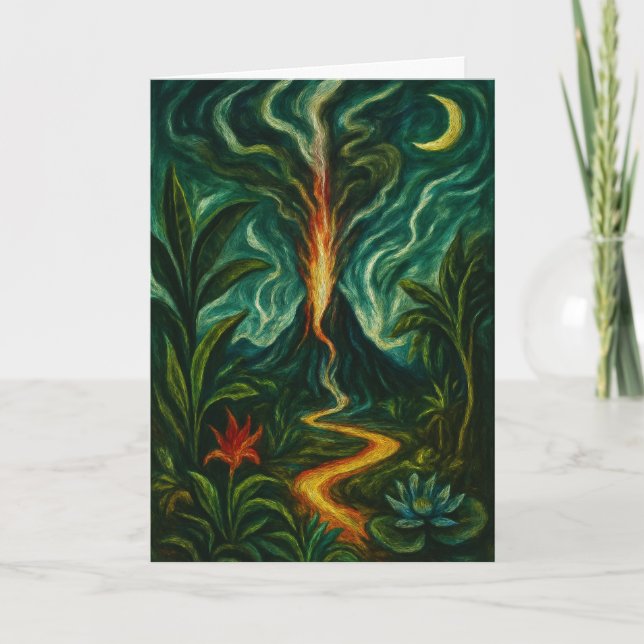 Carte de vœux Collectable Glow Forth (Devant)
