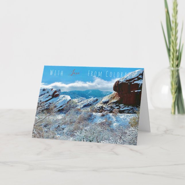 Carte de voeux Colorado (Devant)