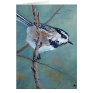 Carte de voeux Colorado Chickadee