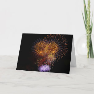Carte de voeux colorée d'anniversaire