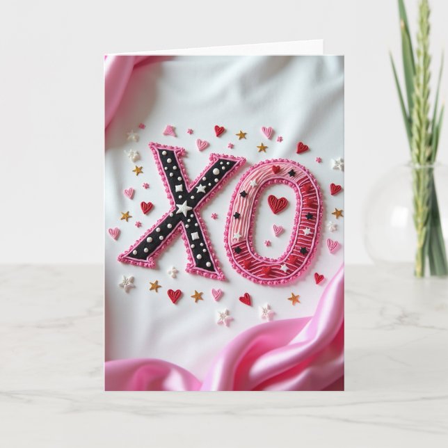 Carte de vœux Confection Xo Sucrée (Devant)