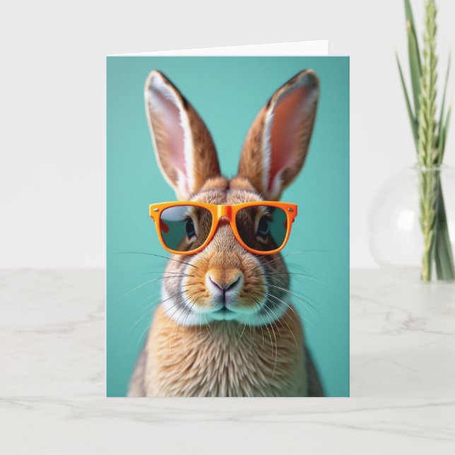 Carte de vœux Cool Furry Friend (Devant)